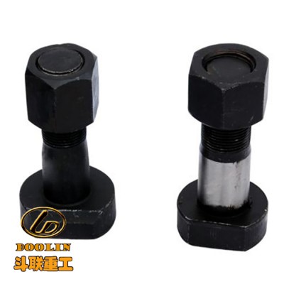 High-strength track shoe Bluing high quality hex bolt